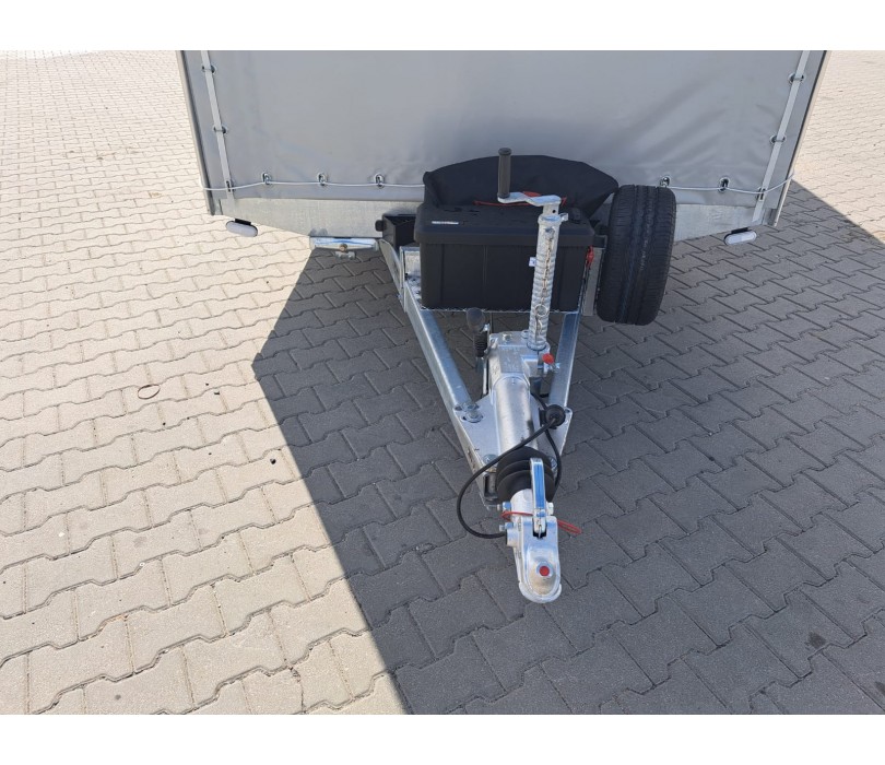 Remorque porte-voitures STIM avec rideau coulissant, PTAC 3500 kg, avec treuil électrique - Image 15