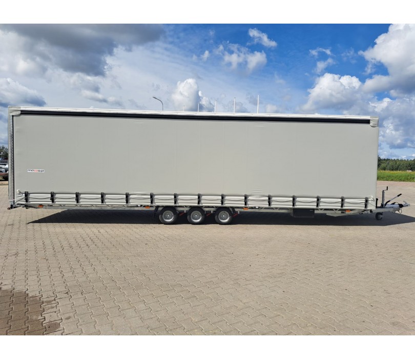 Remorque porte-voitures STIM avec rideau coulissant, PTAC 3500 kg, avec treuil électrique - Image 14