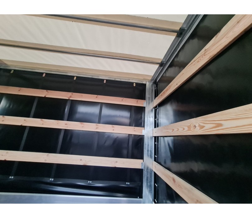 Remorque porte-voitures 620 x 210 x 240 cm avec rideaux coulissants sur 2 côtés, poids total autorisé en charge jusqu’à 3 500 kg, transporteur universel - Image 6