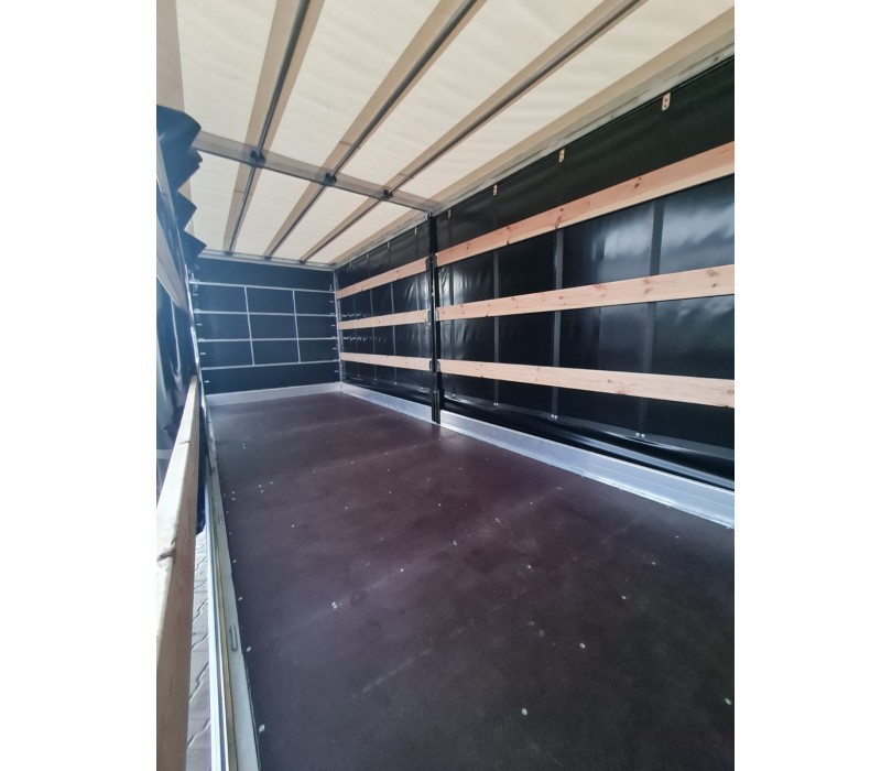 Remorque porte-voitures 620 x 210 x 240 cm avec rideaux coulissants sur 2 côtés, poids total autorisé en charge jusqu’à 3 500 kg, transporteur universel - Image 3