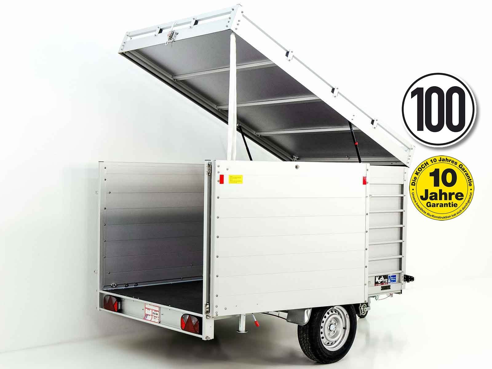 Koch Deckelanhänger 150x250cm Höhe:125cm 1300kg|Typ 6.13|Seitentür - Image 2