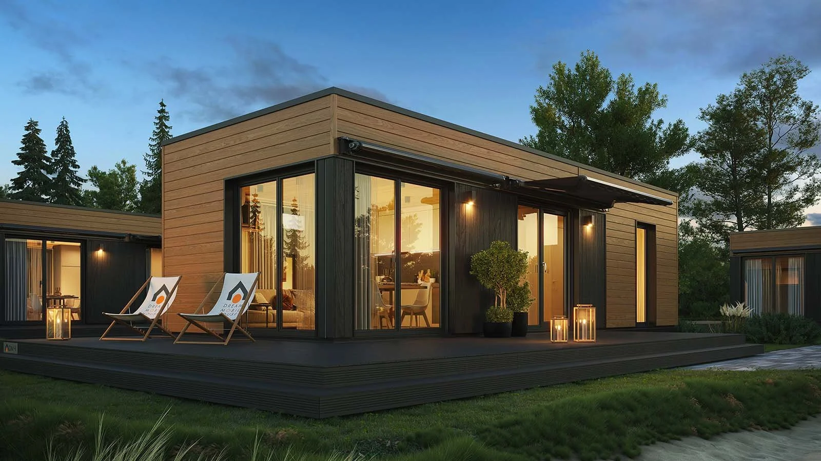Maison mobile sur roues