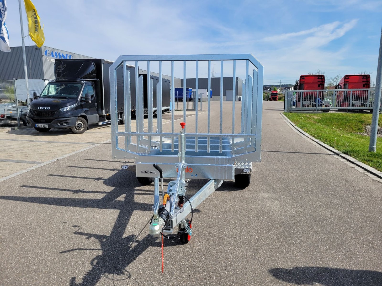 PKW Anhänger Holztransportanhänger 3500kg HT353017, Ladefläche (zwischen Rungen) ca. 3.00 x 1,77 m - Image 5