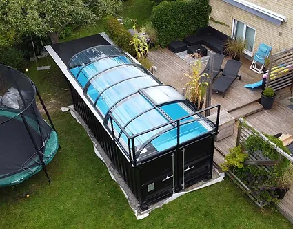 Conteneur Piscine Neuf avec Toit Pack Premium 6,2mx 2,5m - Image 4