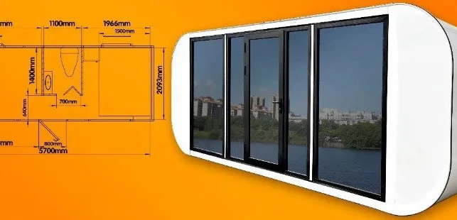 Tiny house bureau Stahlworks Eco 6000 - Image 2