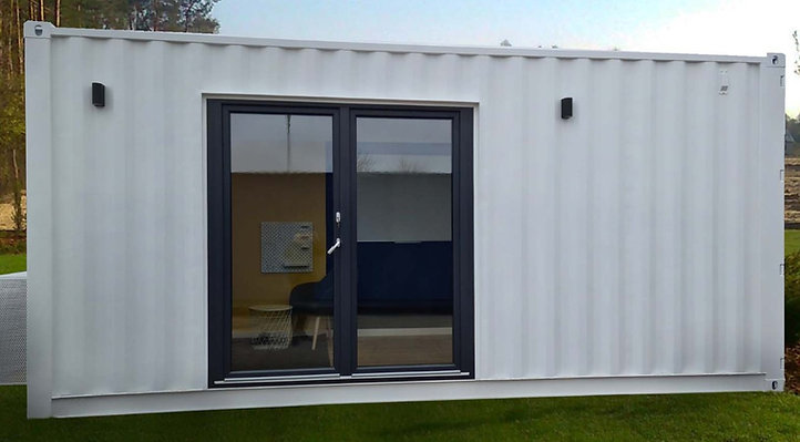 Conteneur bureau de 15 m² – clé en main