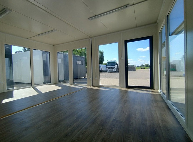 Conteneur social de bureau 6 × 6 m -36 m² avec WC et kitchenette - Image 10