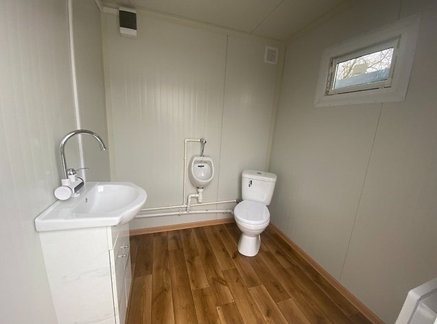 Conteneur Sanitaire WC Box neuf avec Cabine Double - Image 9