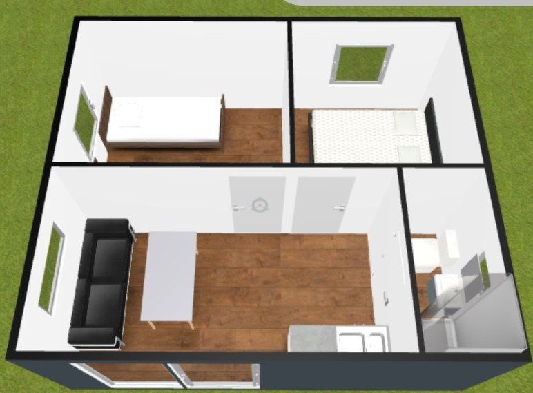 Tiny House avec deux chambres (32 m²) - Image 15