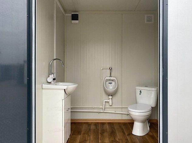 Conteneur Sanitaire WC Box neuf avec Cabine Double - Image 12