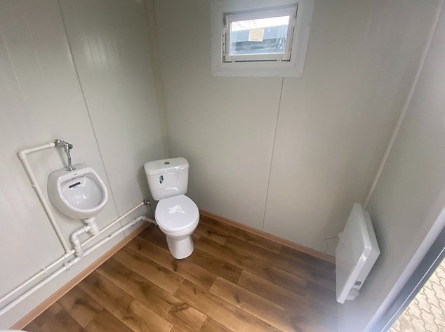 Conteneur Sanitaire WC Box neuf avec Cabine Double - Image 8