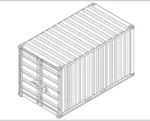 Container 15′ pieds jaune - Image 4