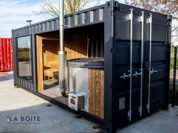 Container aménagé en Spa 15 m² pour 4 à 6 personnes - Image 4