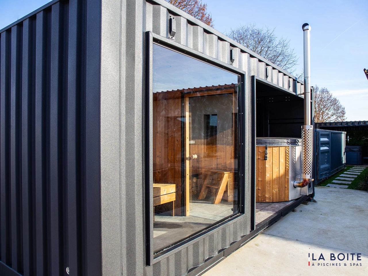 Container aménagé en Spa 15 m² pour 4 à 6 personnes - Image 3