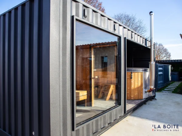 Container aménagé en Spa 15 m² pour 4 à 6 personnes - Image 6