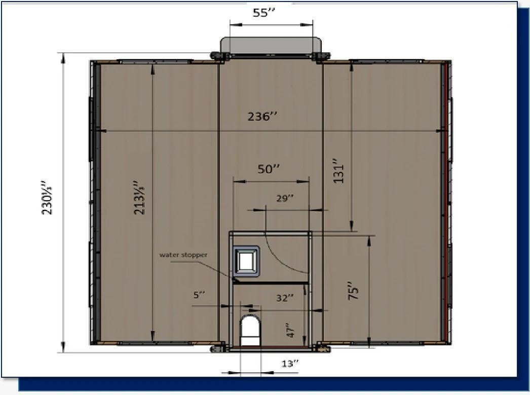 Conteneur d’habitation mobile / Tiny House de luxe 20 pieds - Image 2