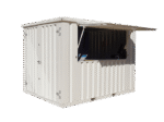 Container bar pliable XL 4 x 2 mètres RAL 9016 - Image 2