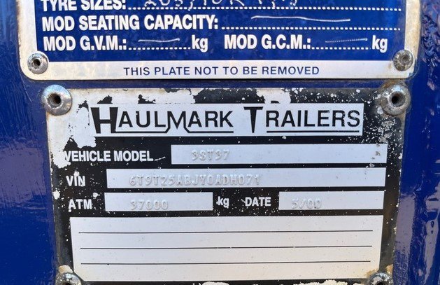 Ridelles Haulmark Tri/A B-Double de 7 m - Image 7