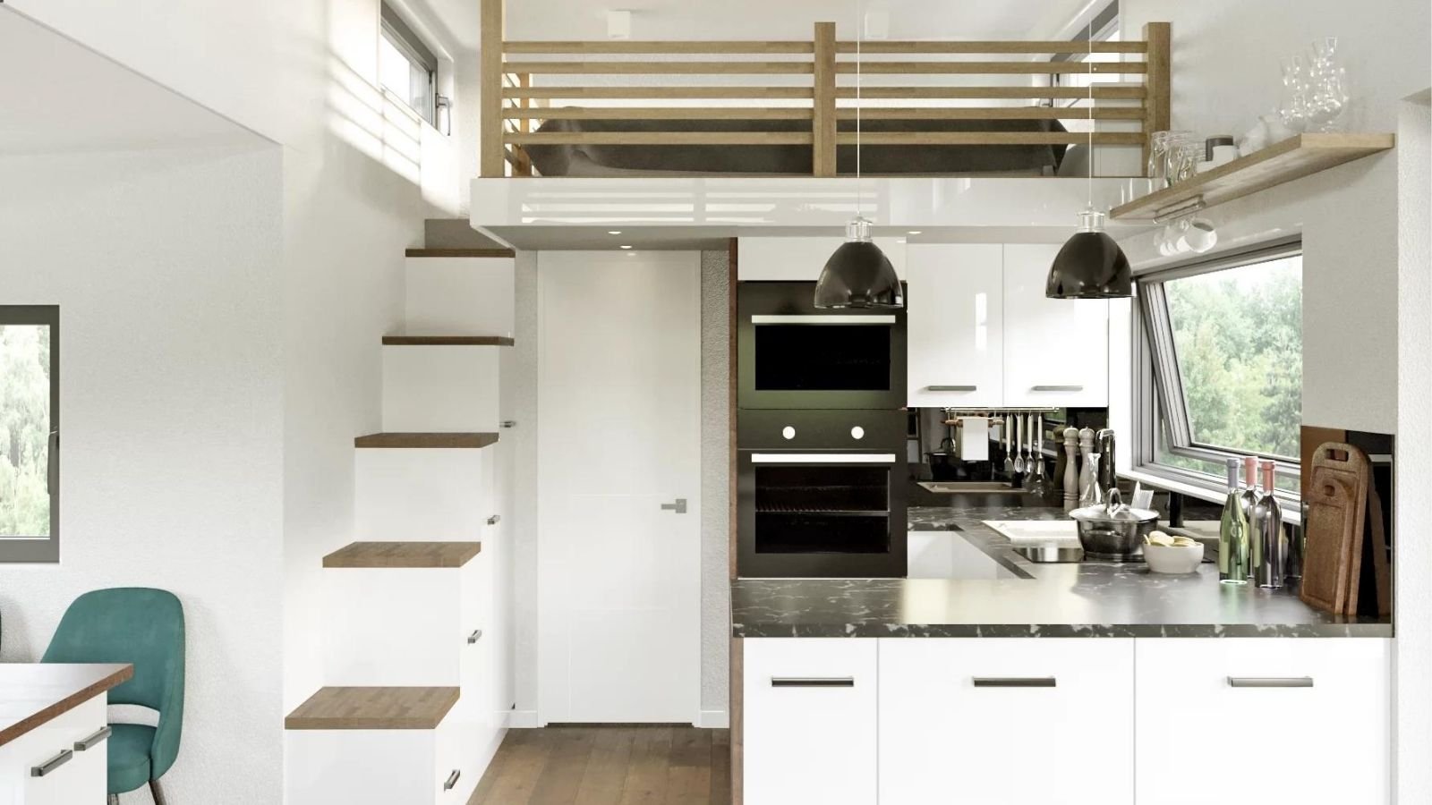 Maison modulaire de plain-pied, 50 m², standard clé en main - Image 8