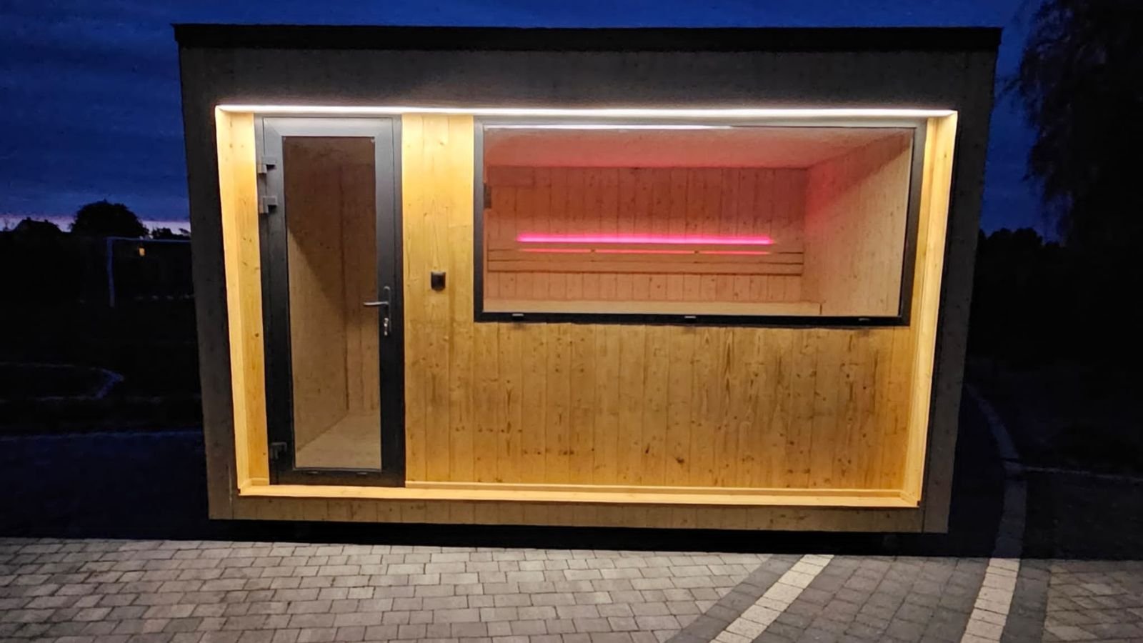 Sauna modulable de 10 m² avec espace de repos, - Image 3