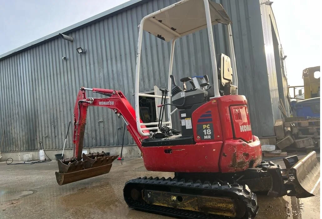KOMATSU PC18MR-3, 1,9T + 3 GODETS - Image 8